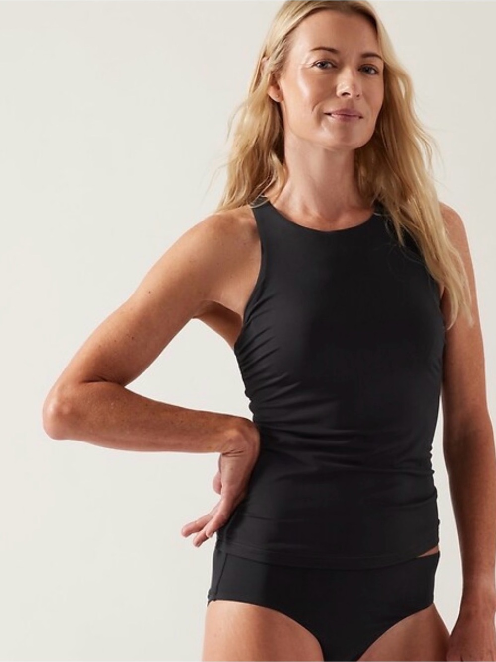Athleta Black Maldives Bra Cup Tankini, NWT